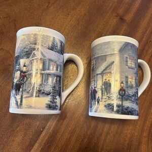 2/ Thomas Kinkade 1992 Mugs